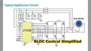 JY03B BLDC ควบคุมมอเตอร์ IC ทำให้การออกแบบง่ายขึ้น