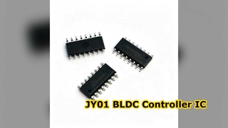 JY01 ชิปไดรเวอร์มอเตอร์ BLDC แบบฮอลล์คู่และเซนเซอร์